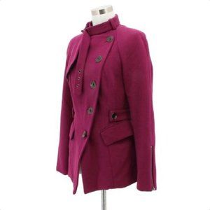 Nanette Lepore Raspberry Pink Button-Down Jacket